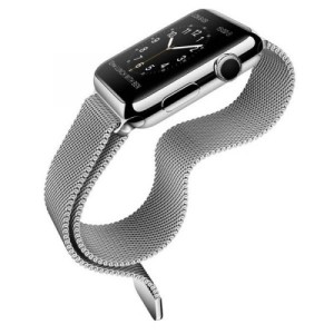 Ремешок для Apple Watch 42/44/45/49mm Milanese Loop Silver