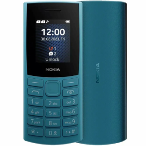 Телефон Nokia 105 (2024) 4G TA-1551DS Ocean Blue (Синий)