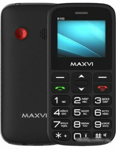 Телефон MAXVI B100 Black (Черный)