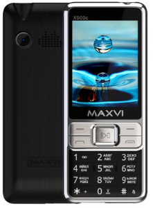 Телефон MAXVI X900c Black (Черный)