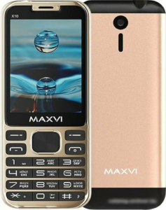 Телефон MAXVI X10 Metallic Gold (Золотой)