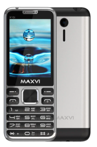 Телефон MAXVI X10i Metallic Silver (Серебристый)