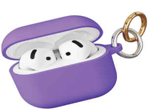 Силиконовый чехол VLP Charm Case с кольцом для Apple AirPods 4 Lavender (Лавандовый)