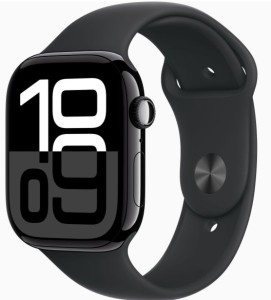 Часы Apple Watch Series 10 GPS 42mm Jet Black Aluminum Case/Black Sport Band