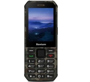 Телефон Xenium X300 Green Camouflage (Зеленый-Камуфляж)