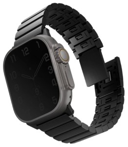 Ремешок Uniq Strova Link Steel для Apple Watch 42/44/45/49мм, черный