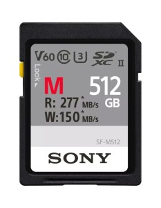 Карта памяти Sony 512GB SF-M UHS-II SDXC Memory Card (SF-M512/T2)