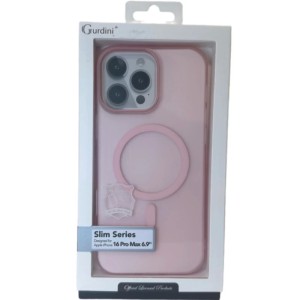 Чехол Gurdini Slim Series with MagSafe для iPhone 16 Pro Max Pink