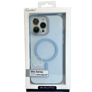 Чехол Gurdini Slim Series with MagSafe для iPhone 16 Pro Max Blue