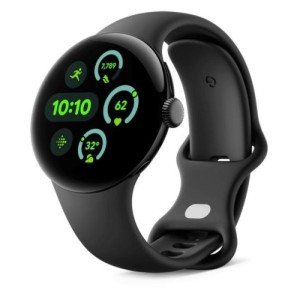 Умные часы Google Pixel Watch 3 45мм Wi-Fi Matte Black Case/Obsidian Active Band