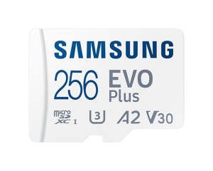 Карта памяти micro SDXC 256Gb Samsung EVO Plus UHS-I U3 A2 + ADP 130Mb/s (MB-MC256KA)