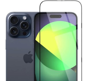 Стекло защитное для iPhone 15 Pro Max (Прозрачный)