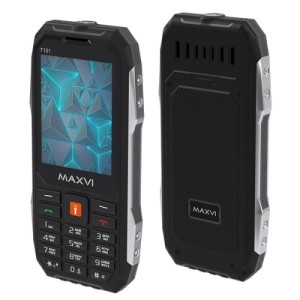 Телефон MAXVI T101 Black (Черный)