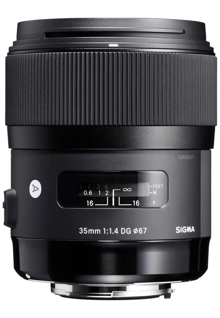 Объектив Sigma 35mm F1.4 DG HSM Art Lens for Canon EF