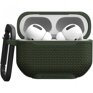 Чехол + карабин UAG Metropolis Case Green для Apple AirPods Pro 2 зеленый 104125117272