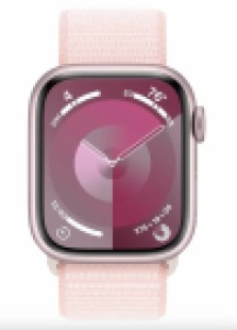 Умные часы Apple Watch Series 9 GPS 41mm Aluminium Case with Pink Loop Band