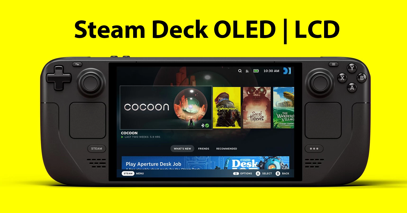 Steam Deck OLED – изменения не только в экране