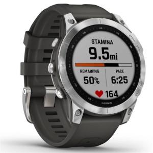 Умные часы Garmin Fenix 7 Silver Silver with Graphite Band (010-02540-00)