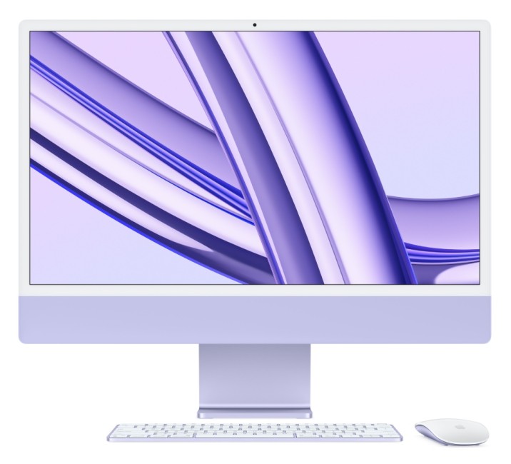 Моноблок Apple iMac 24 Retina 4.5K 2023 (Apple M3 8C CPU, 10C GPU, 23.5", 4480x2520, 8GB, 256GB SSD, macOS)