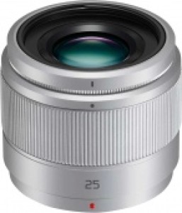 Объектив Panasonic 25mm f/1.7 G Aspherical (H-H025), серебристый