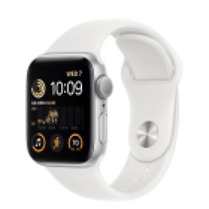 Часы Apple Watch SE2 GPS 44mm Aluminum Case with Sport Band Silver/White 2022