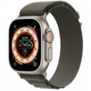 Умные часы Apple Watch Ultra GPS + Cellular 49мм Titanium Case with Green Alpine Loop MQEW3