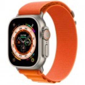 Умные часы Apple Watch Ultra GPS + Cellular 49мм Titanium Case with Orange Alpine Loop MQEU3