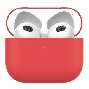 Силиконовый чехол Deppa Red для AirPods 3 (47324)