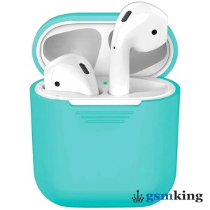 Deppa Silicone Case for AirPods 1 | 2 Teal (Бирюзовый)