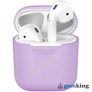 Deppa Silicone Case for AirPods 1 | 2 Violet (Фиолетовый)