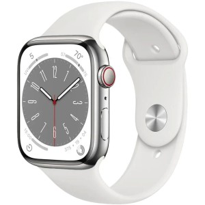 Apple Sport Band for Apple Watch 42|44|45|49mm M/L White (Белый) MP7H3ZM/A