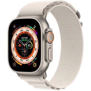 Apple Watch Alpine Loop 49mm Small (130–160mm) Starlight (Белый) MQE53ZM/A