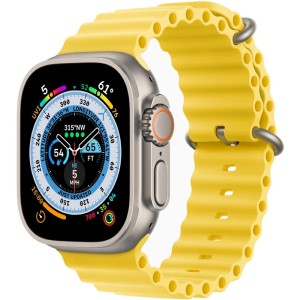 Apple Ocean Band for Apple Watch 49mm (One Size 145-220mm) Yellow (Жёлтый) MQEC3ZM/A