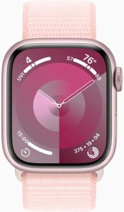 Умные часы Apple Watch Series 9 41 мм Aluminium Case GPS, Pink/Light Pink Sport Loop