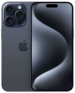 Смартфон Apple iPhone 15 Pro Max 256 ГБ, Dual: nano SIM + eSIM, синий титан