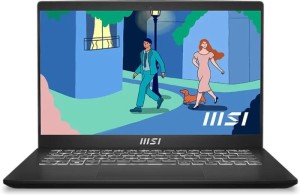 Ноутбук MSI Modern 14 C5M-010XRU, 14", IPS, AMD Ryzen 5 5625U 2.3ГГц, 16ГБ, 512ГБ SSD, AMD Radeon , Free DOS, черный [9s7-14jk12-010]