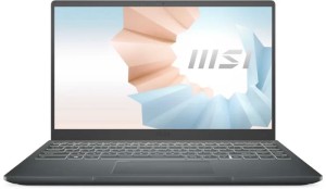 Ноутбук MSI Modern 14 B11MOU-1238RU, 14", IPS, Intel Core i5 1155G7 2.5ГГц, 16ГБ, 512ГБ SSD, Intel Iris Xe graphics , Windows 11 Professional, темно-серый