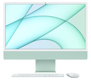Моноблок Apple iMac 24 Retina 4.5K 2021 (Apple M1 8C CPU, 7C GPU, 23.5", 4480x2520, 8GB, 256GB SSD, macOS)