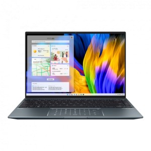 Ноутбук ASUS Zenbook 14X OLED UX5401ZA-KN205X, 14" (2880x1800) OLED 90Гц сенсорный/Intel Core i7-12700H/16ГБ LPDDR5/512ГБ SSD/Iris Xe Graphics/Windows 11 Pro, серый (90NB0WM1-M00AV0)