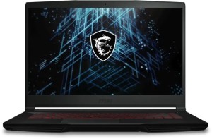 Ноутбук игровой MSI GF63 Thin 11UCX-1606XRU, 15.6", IPS, Intel Core i5 11400H 2.7ГГц, 6-ядерный, 8ГБ DDR4, 256ГБ SSD, NVIDIA GeForce RTX 2050 - 4 ГБ, Free DOS, черный