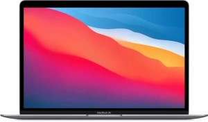 Ноутбук Apple MacBook Air A2337, 13.3", IPS, Apple M1 8 core 3.2ГГц, 8-ядерный, 8ГБ 256ГБ SSD, Mac OS, серый космос mgn63