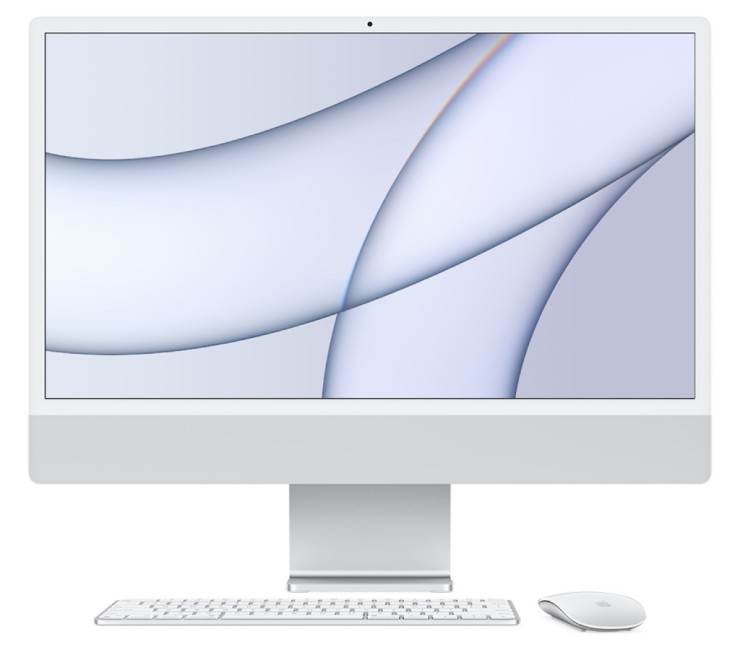 Моноблок Apple iMac 24 Retina 4.5K 2021 (Apple M1 8C CPU, 8C GPU, 23.5", 4480x2520, 8GB, 256GB SSD, macOS)