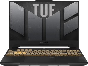 Ноутбук игровой ASUS TUF Gaming F15 FX507ZV4-LP129, 15.6", IPS, Intel Core i7 12700H 2.3ГГц, 14-ядерный, 16ГБ DDR4, 512ГБ SSD, NVIDIA GeForce RTX 4060 для ноутбуков - 8 ГБ, без операционной системы, серый