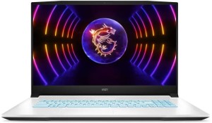 Ноутбук игровой MSI Sword 17 A12VE-808XRU, 17.3", IPS, Intel Core i5 12450H 2ГГц, 8-ядерный, 16ГБ DDR5, 512ГБ SSD, NVIDIA GeForce RTX 4050 для ноутбуков - 6 ГБ, Free DOS, белый