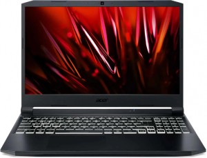 Ноутбук игровой Acer Nitro 5 AN515-45-R7SL, 15.6", IPS, AMD Ryzen 7 5800H 3.2ГГц, 8-ядерный, 8ГБ DDR4, 512ГБ SSD, NVIDIA GeForce RTX 3070 для ноутбуков - 8 ГБ, без операционной системы, черный [nh.qbrer.002]