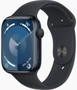 Умные часы Apple Watch Series 9 45 мм Aluminium Case GPS, midnight Sport Band, M/L