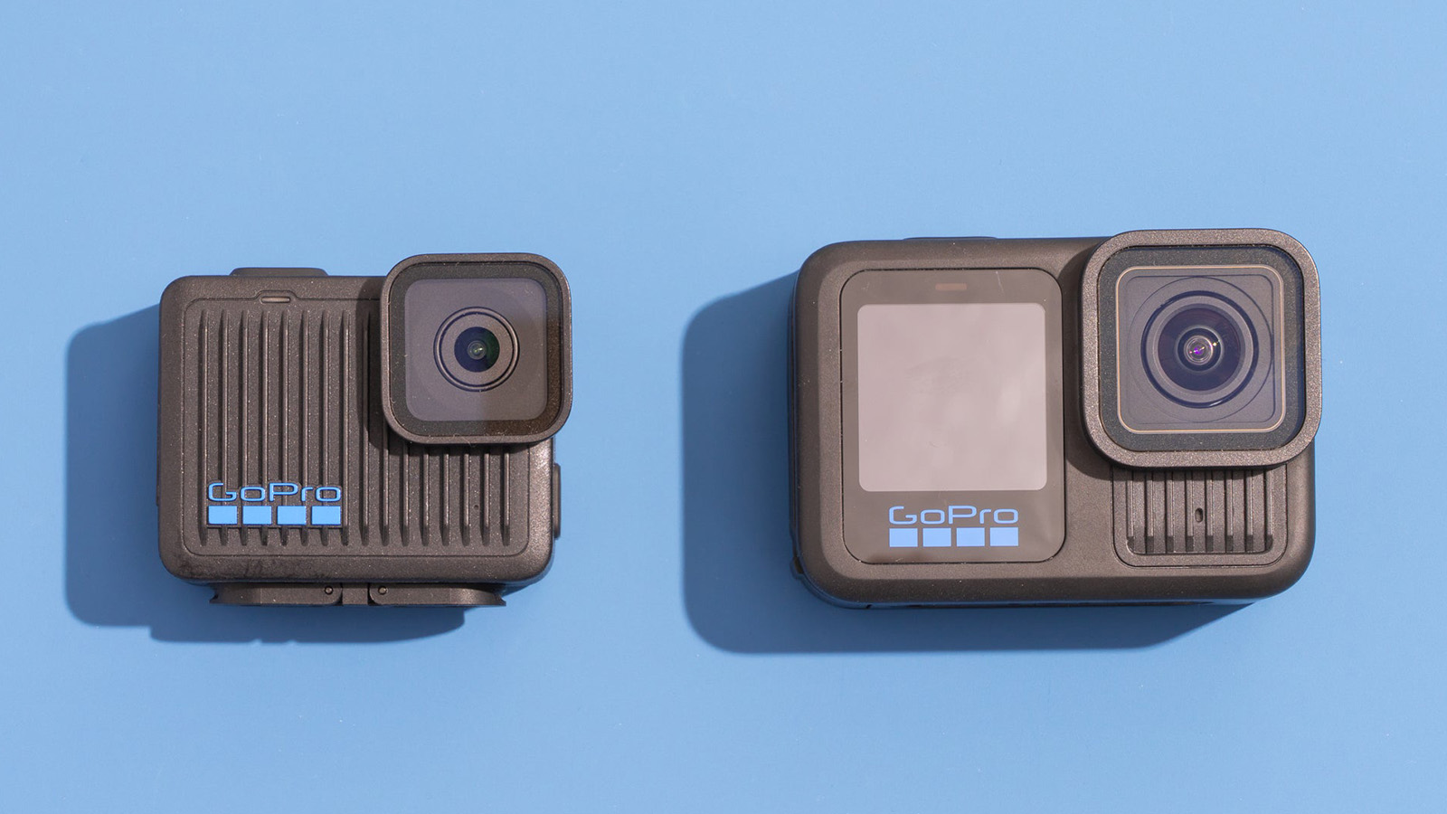 Слева – GoPro Hero 4K, справа – GoPro HERO13. Фото: nytimes.com Слева – GoPro Hero 4K, справа – GoPro HERO13