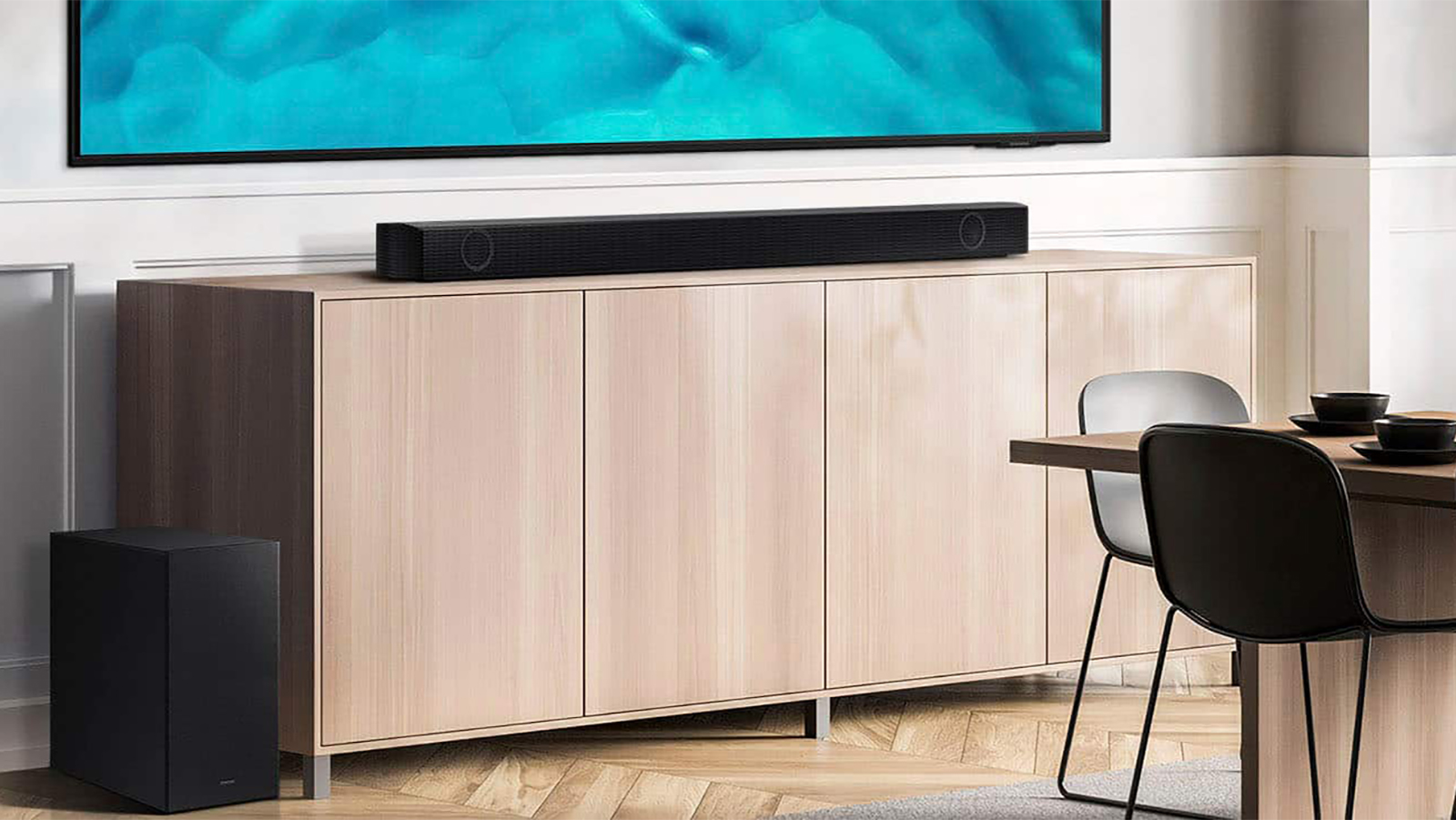Samsung HW-B550, вариант с сабвуфером.