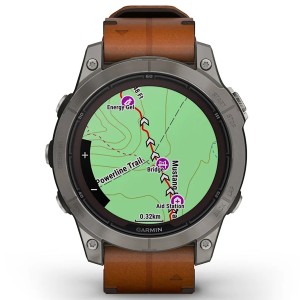 Смарт-часы Garmin Fenix 7 Pro Sapphire Solar Edition Leather Band