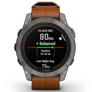 Смарт-часы Garmin Fenix 7 Pro Sapphire Solar Edition Leather Band